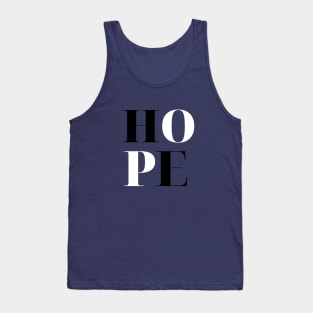 hope typography Tank Top